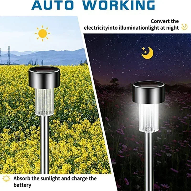 Solar Powered Waterproof Landscape Path Outdoor for Yard