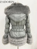 ZADORIN Fashion Faux Fur Coat