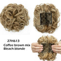 LARGE Comb Clip in Curly Hair Extension