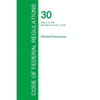 Code of Federal Regulations Title 30, Volume 1, July 1, 2015 - Paperback