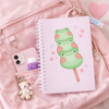 Kawaii Frog Dango Spiral Notebook
