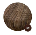 Women Toupee With Bangs Breathable 100% Real Human Hairpiece Blonde Color Wigs
