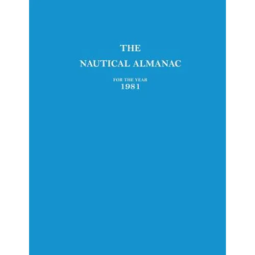 1981 Nautical Almanac - Paperback