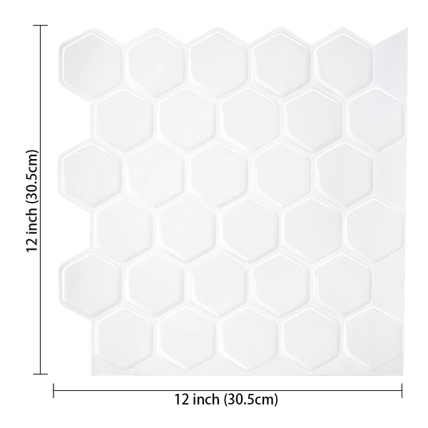 Strong Adhesive Subway Tiles Vinyl Wallpaper Peel and Stick