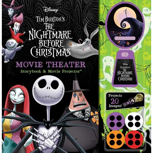 Disney: Tim Burton's the Nightmare Before Christmas Movie Theater Storybook & Movie Projector - Hardcover