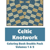 Celtic Knotwork Coloring Book Double Pack (Volumes 1 & 2) - Paperback