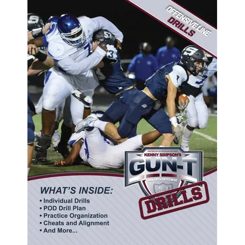 Gun T Offensive Line Drill Book - Paperback