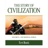 The Story of Civilization: Volume II - The Medieval World Test Book - Paperback