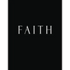 Faith: Black and White Decorative Book to Stack Together on Coffee Tables, Bookshelves and Interior Design - Add Bookish Char - Paperback