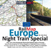 RailMap Europe - Night Train Special 2017: Specifically designed for Global Interrail and Eurail RailPass holders - Paperback