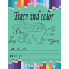 trace and color: Tracing and coloring For Toddlers, Tracing Lines, Shape & ABC Letters and number (Fun Kids Tracing Book) - Paperback
