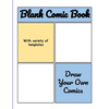 Blank Comic Book: Blank Comic Book Drawing Paper for Kids - Paperback