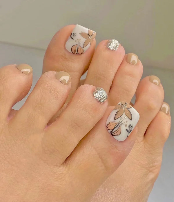 Acrylic Press Toe Nails