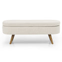 Ottoman Oval Storage Bench
