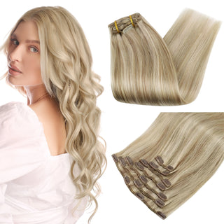 Buy 16p22 Double Weft Hair Extensions Human Hair for Woman
