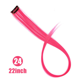 Buy 24 22 Inch Synthetic Colored Highlight Hair Extensions