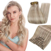 Double Weft Hair Extensions Human Hair for Woman