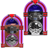 Victor Broadway II Desktop CD Jukebox with Multi-Color LED Lighting and FM Radio