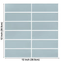 Strong Adhesive Subway Tiles Vinyl Wallpaper Peel and Stick