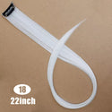 22 Inch Synthetic Colored Highlight Hair Extensions