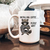 Funny Raccoon Mug - Ceramic Coffee Cup | Coworker Gift, Dishwasher Safe