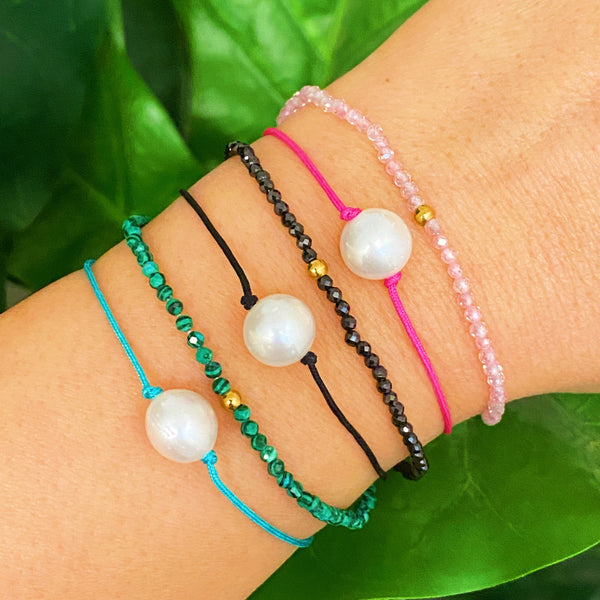 Genuine Pearl Color Dream Bracelet Set of 2