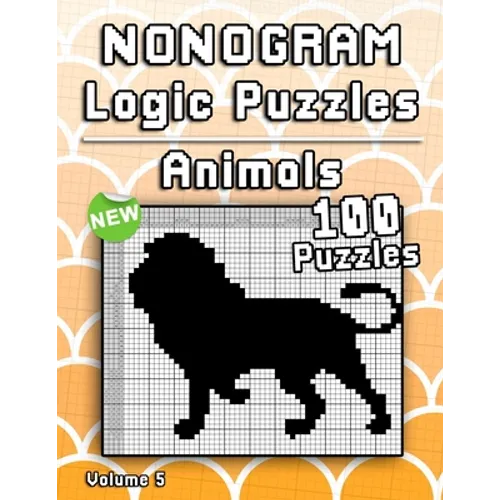 Nonogram Puzzles Animals: Challenging Hanjie puzzle collection with japanese picture riddles. Fun brain tease for everyone. - Paperback