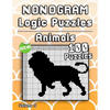 Nonogram Puzzles Animals: Challenging Hanjie puzzle collection with japanese picture riddles. Fun brain tease for everyone. - Paperback