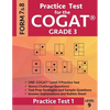 Practice Test for the Cogat Grade 3 Level 9 Form 7 and 8: Practice Test 1: 3rd Grade Test Prep for the Cognitive Abilities Test - Paperback