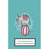 Cute Elephant: Cute Blue Elephant Composition Notebook - Paperback