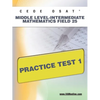 Ceoe Osat Middle Level-Intermediate Mathematics Field 25 Practice Test 1 - Paperback