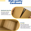 Multi Size/Pack - Corrugated Cardboard Packing Shipping Mailing Moving Boxes