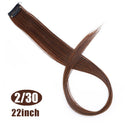 22 Inch Synthetic Colored Highlight Hair Extensions