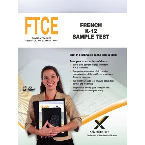 FTCE French K-12 Sample Test - Paperback
