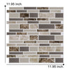 Strong Adhesive Subway Tiles Vinyl Wallpaper Peel and Stick
