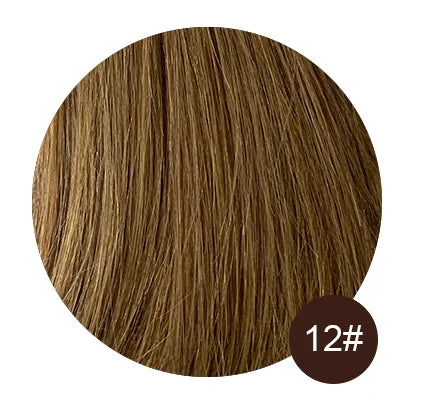 Women Toupee With Bangs Breathable 100% Real Human Hairpiece Blonde Color Wigs