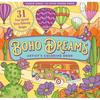 Boho Dreams Adult Coloring Book (31 Stress-Relieving Designs) - Paperback