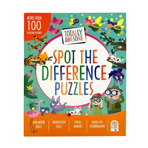 Totally Awesome Spot the Difference - Paperback