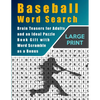 Baseball Word Search: Brain Teasers for Adults and Ideal Puzzle Book Gift With Word Scramble as a Bonus - Paperback