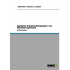 Application of Revenue Management to the Manufacturing Industry - Paperback