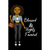 Blessed & Highly Favored: for african american, black, and ebony women of color 6x9 120 pages - Paperback