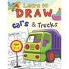 Cars & Trucks Learn To Draw Book For Kids Ages 5-7 - Paperback