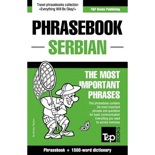 English-Serbian phrasebook and 1500-word dictionary - Paperback