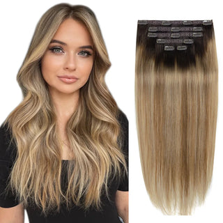 Buy ot2-18-22 Remy Natural Hair Clip in Extensions