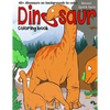 Dinosaur coloring book: 40+dinosaurs on backgrounds to color - Paperback