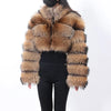Fashion Fox Fur Winter Coats Vests