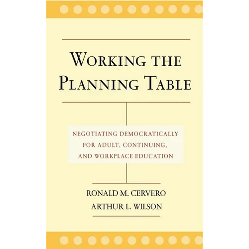 Working Planning Table Negotiating - Hardcover