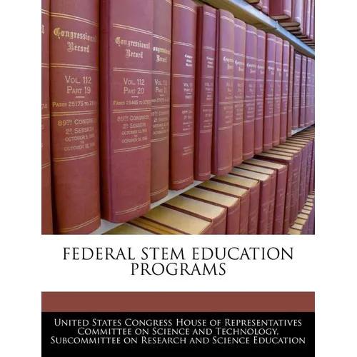 Federal Stem Education Programs - Paperback