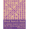 Word Search Book For Seniors: Pro Vision Friendly, 51 Missing Vowels Puzzles, 30 Pt. Extra Large Print, Vol. 28 - Paperback