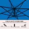 10 ft Cantilever Patio Umbrella with Crank – Multiple Colors